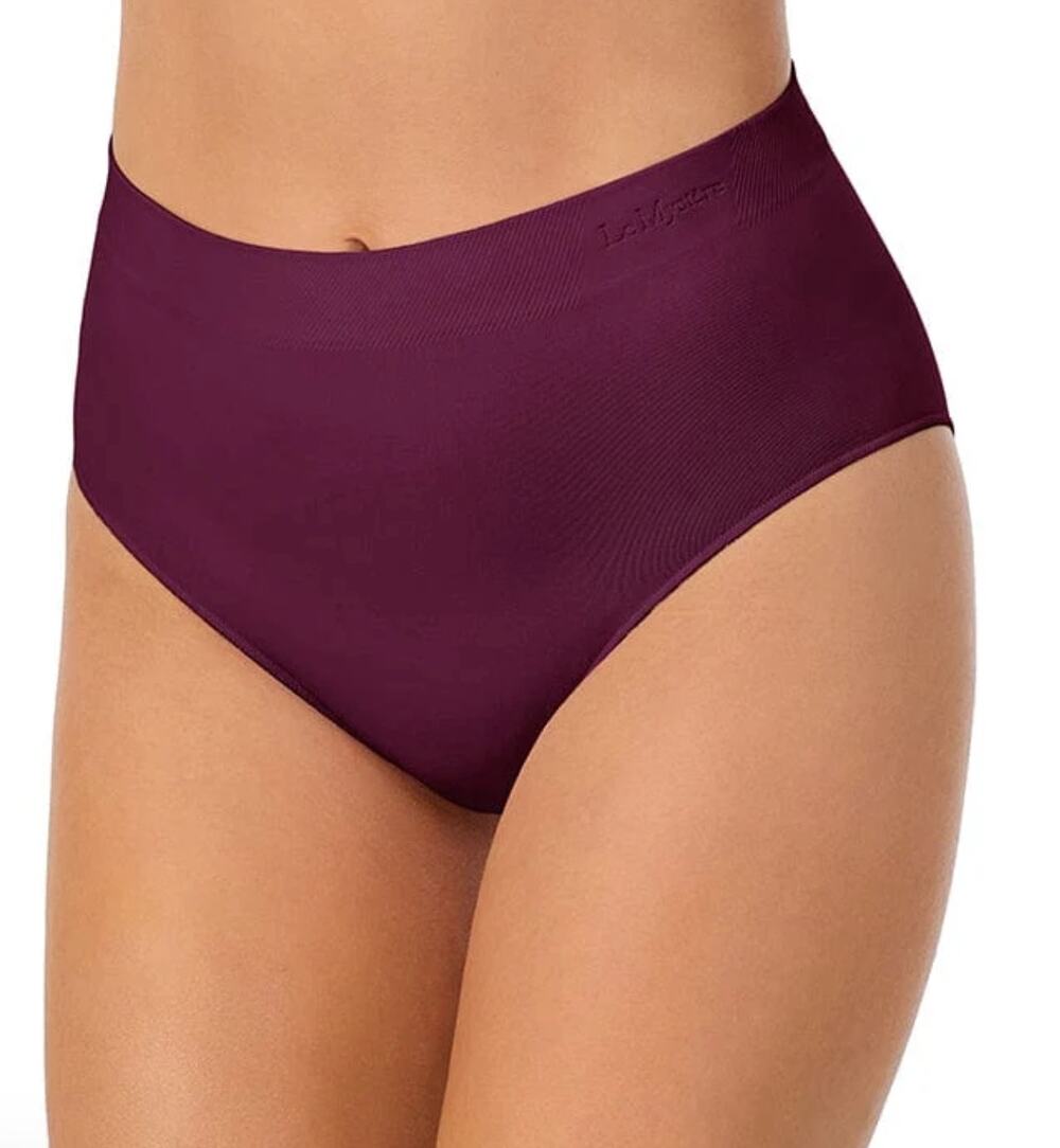 Le Mystere Seamless Comfort Brief Panty Blackberry Small